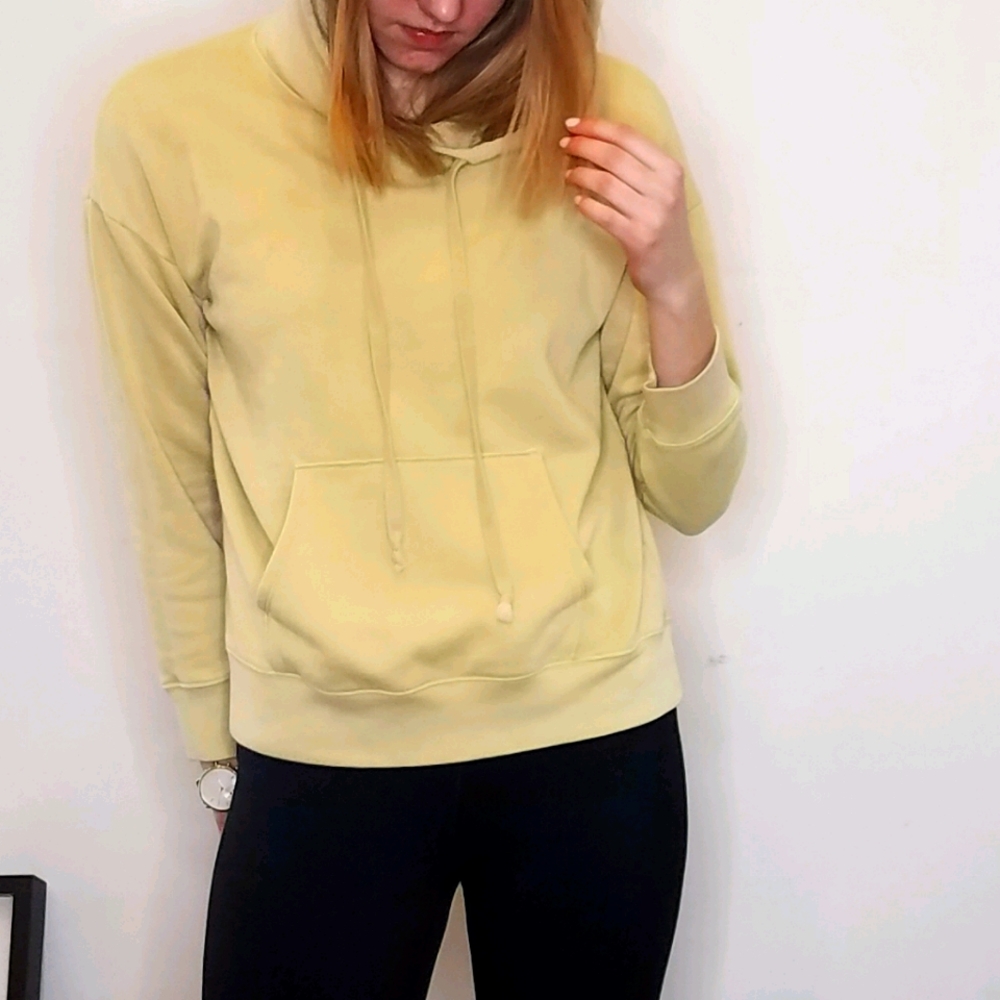 American Eagle Outfitters Yellow Hoodie AE